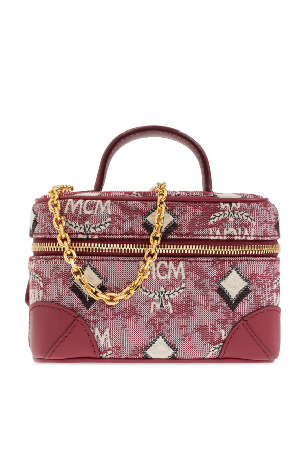 Mcm burgundy bag sale